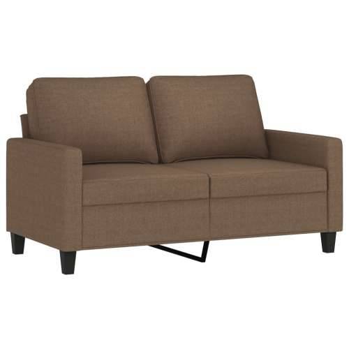 Dvosjed od tkanine smeđi 120 cm - Smeđa 120 cm Cijena