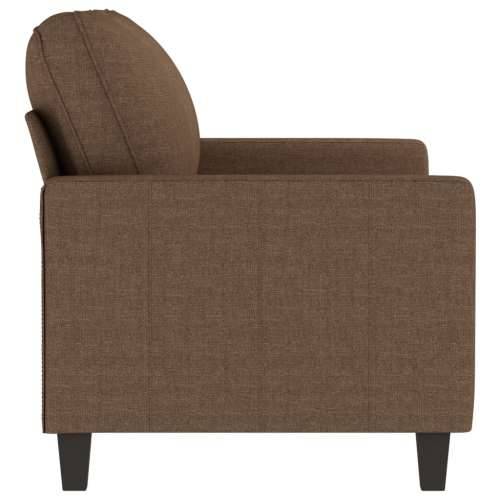 Dvosjed od tkanine smeđi 120 cm - Smeđa 120 cm Cijena