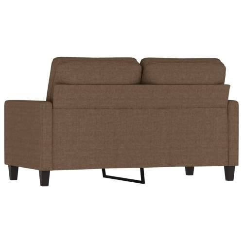 Dvosjed od tkanine smeđi 120 cm - Smeđa 120 cm Cijena