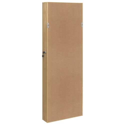 Zidni ormarić za nakit s ogledalom 37,5 x 10 x 106 cm - Smeđa 37.5 x 10 x 106 cm 1 Cijena