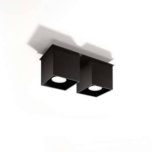 Stropna lampa QUAD 2 crna Cijena