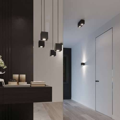 Stropna lampa QUAD 2 crna Cijena
