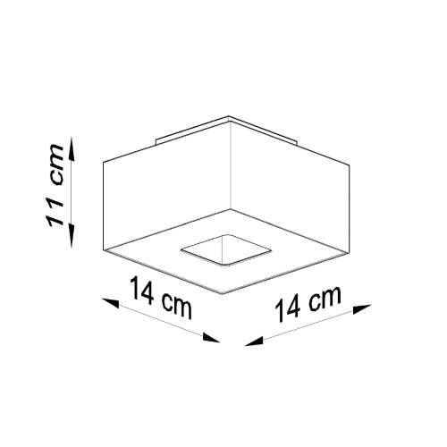 Stropna lampa MONO 1 crna Cijena