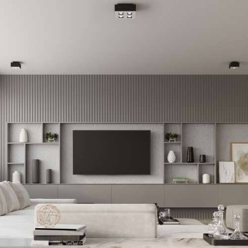 Stropna lampa MONO 1 crna Cijena