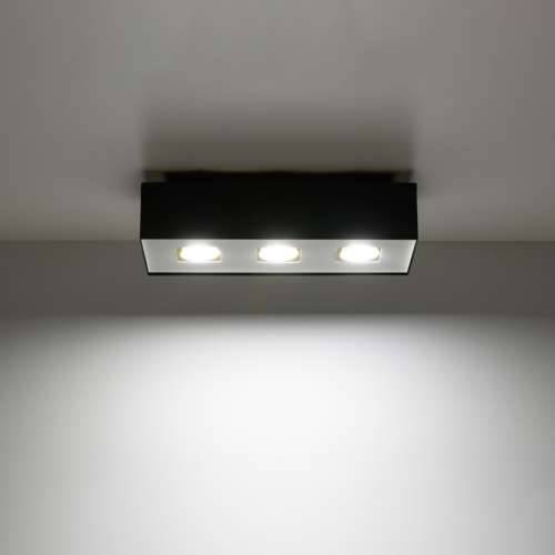 Stropna lampa MONO 3 crna Cijena