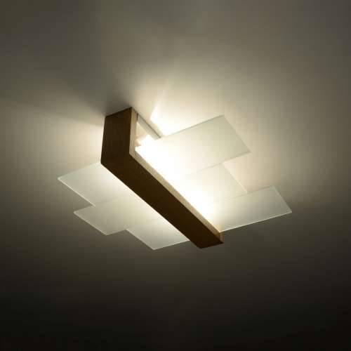 Stropna lampa FENIKS 2 prirodno drvo Cijena