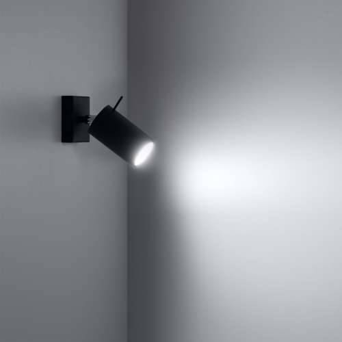 Zidna lampa RING crna Cijena