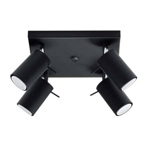 Stropna lampa RING 4 crna Cijena