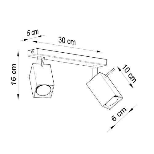 Stropna lampa MERIDA 2 bijela Cijena