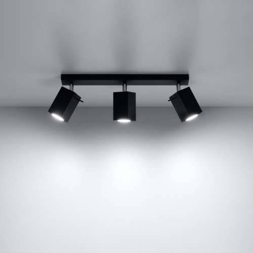 Stropna lampa MERIDA 3 crna Cijena