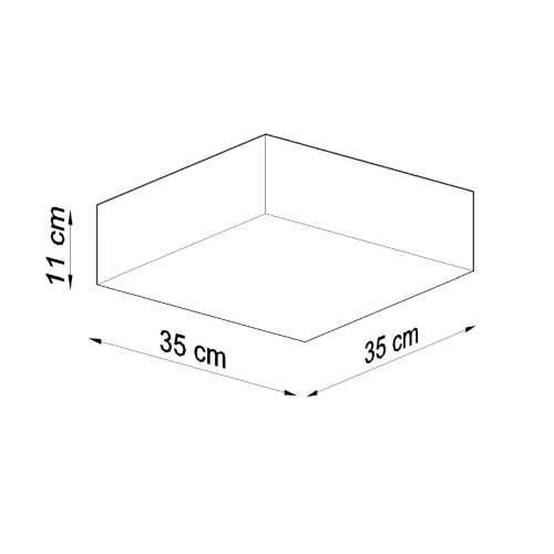 Stropna lampa HORUS 35 siva Cijena