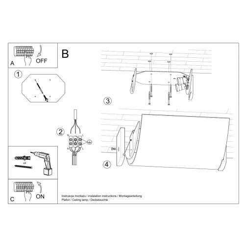 Stropna lampa EMILIO Cijena