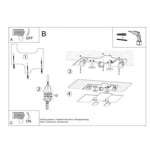 Stropna lampa FABIANO Cijena
