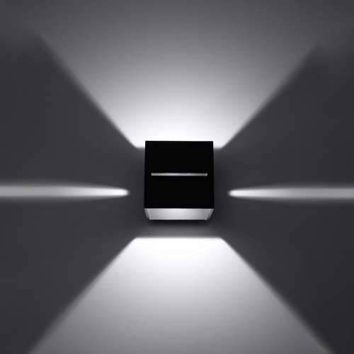 Zidna lampa LOBO crna Cijena