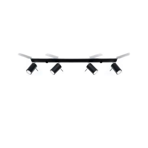 Stropna lampa RING 4L crna Cijena