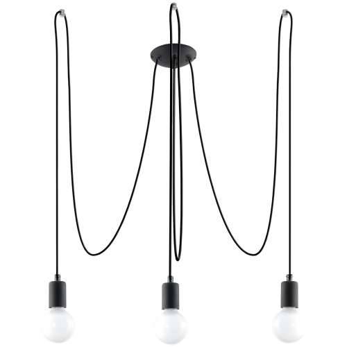 Luster EDISON 3 crni Cijena