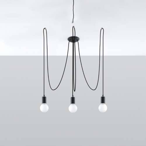 Luster EDISON 3 crni Cijena