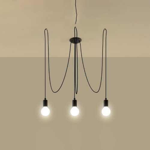 Luster EDISON 3 crni Cijena