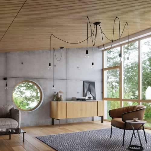 Luster EDISON 5 crni Cijena