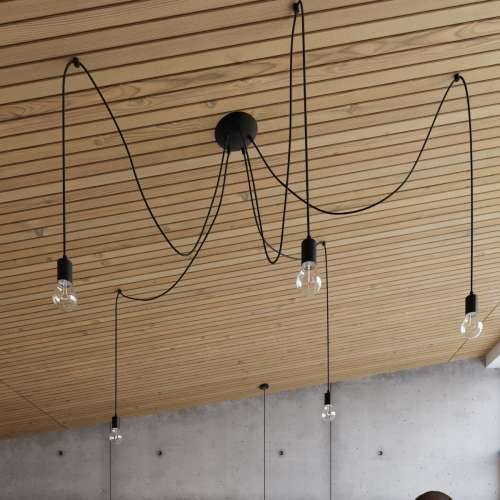 Luster EDISON 5 crni Cijena