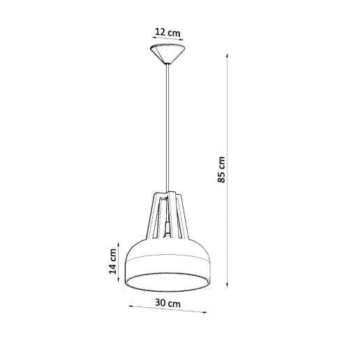 Visilica CASCO crna/prirodno drvo Cijena