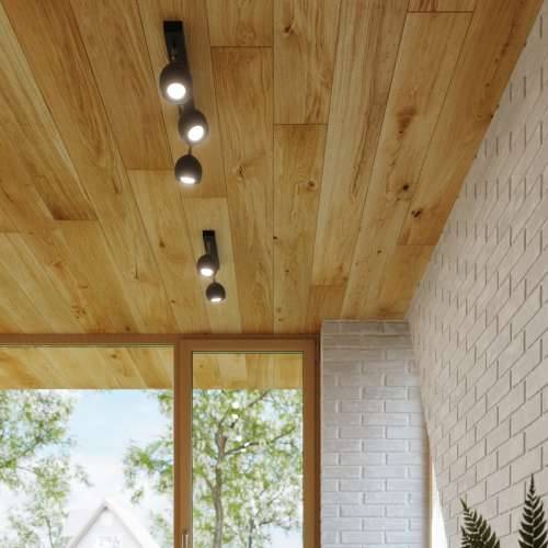 Stropna lampa OCULARE 3 crna Cijena