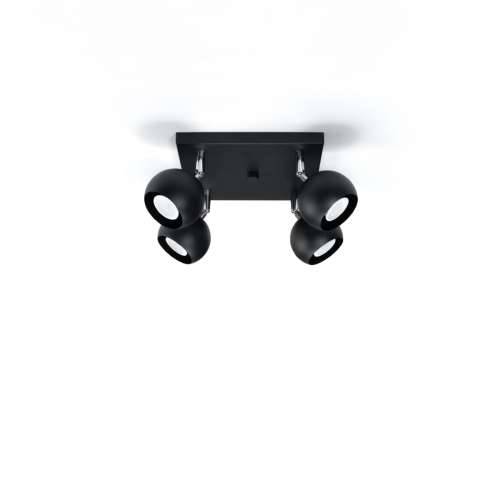 Stropna lampa OCULARE 4 crna Cijena
