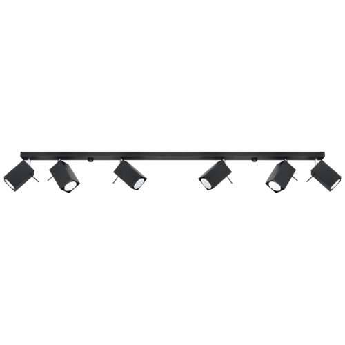 Stropna lampa MERIDA 6L crna Cijena