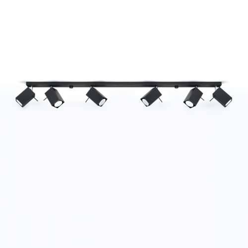 Stropna lampa MERIDA 6L crna Cijena