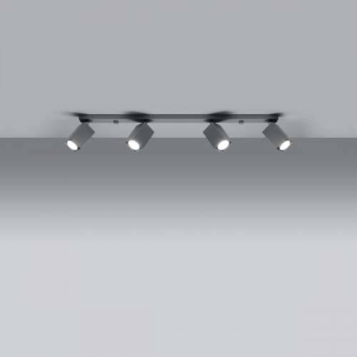 Stropna lampa MERIDA 4L siva Cijena