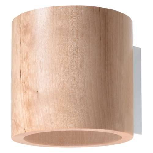 Zidna lampa ORBIS prirodno drvo Cijena