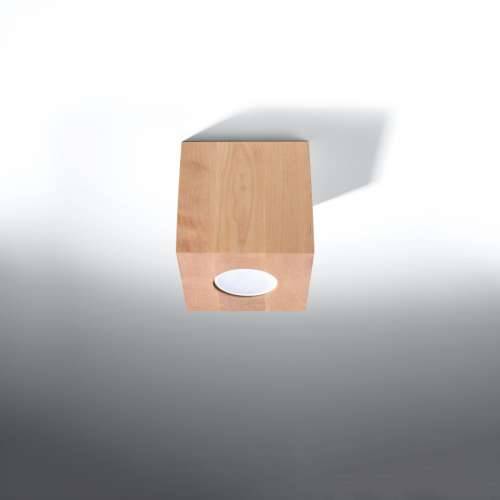 Stropna lampa QUAD prirodno drvo Cijena