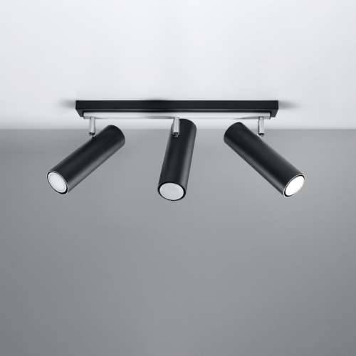 Stropna lampa DIREZIONE 3 crna Cijena