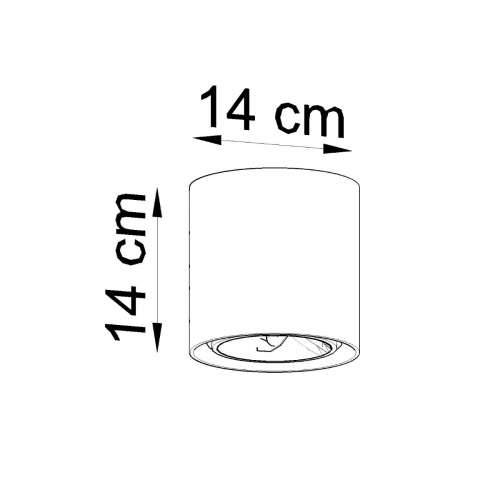 Stropna lampa CULLO beton Cijena