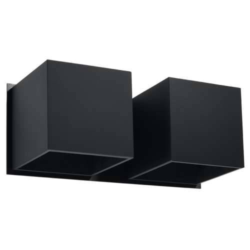 Zidna lampa QUAD 2 crna Cijena