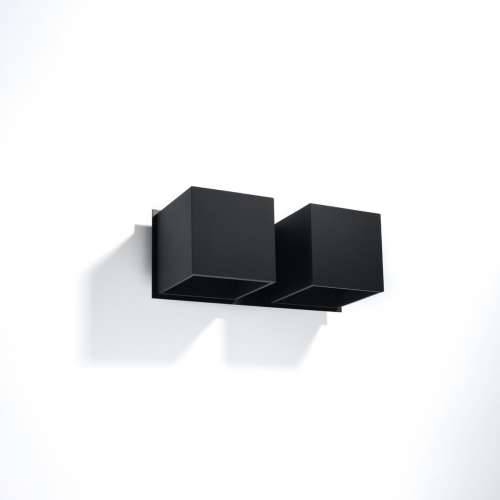 Zidna lampa QUAD 2 crna Cijena