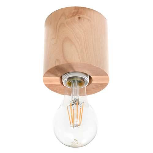 Stropna lampa SALGADO prirodno drvo Cijena