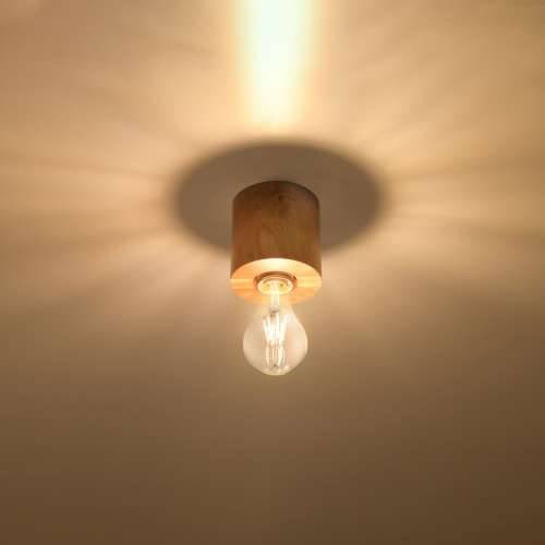 Stropna lampa SALGADO prirodno drvo Cijena