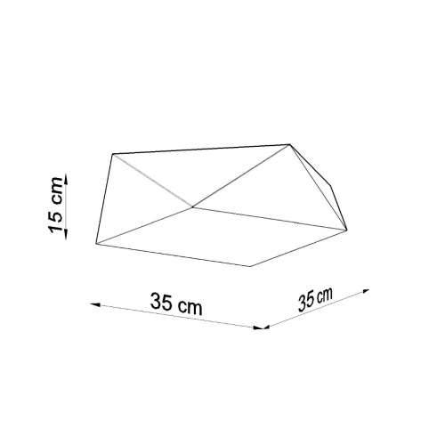 Stropna lampa HEXA 35 srebrna Cijena