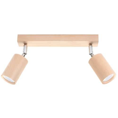 Stropna lampa BERG 2 prirodno drvo Cijena