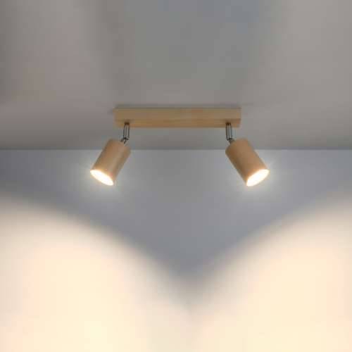 Stropna lampa BERG 2 prirodno drvo Cijena