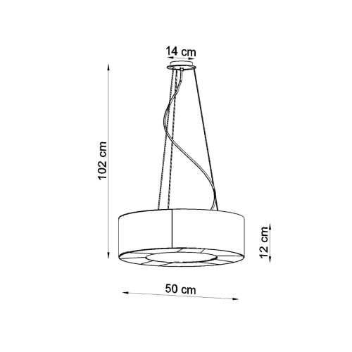 Luster SATURNO SLIM 50 bijeli Cijena