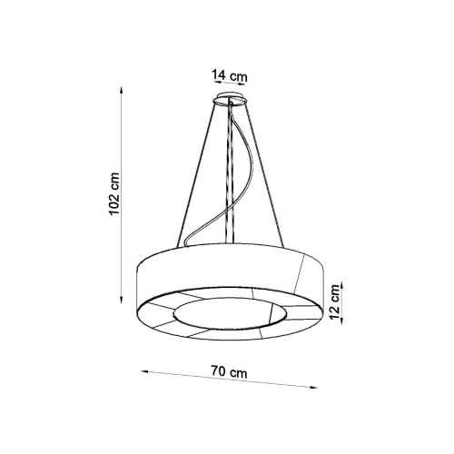 Luster SATURNO SLIM 70 bijeli Cijena