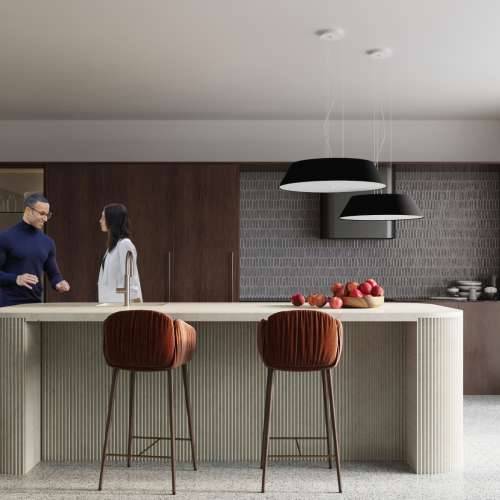 Stropna lampa VEGA 70 crna Cijena