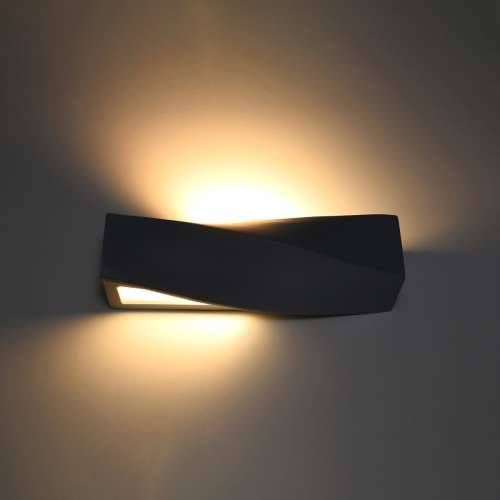 Zidna lampa keramika SIGMA crna Cijena