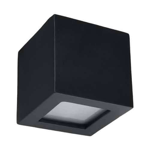 Zidna lampa keramika LEO crna Cijena