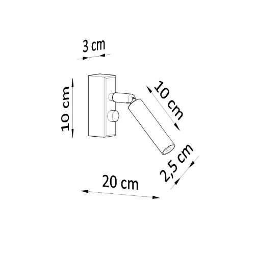Zidna lampa EYETECH 1 bijela Cijena