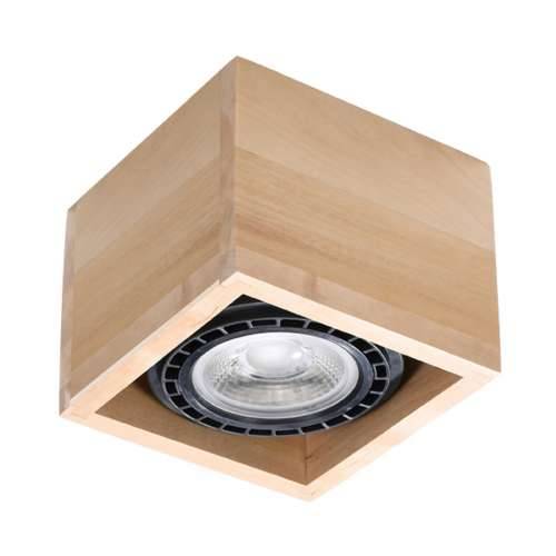 Stropna lampa QUATRO 1 prirodno drvo Cijena