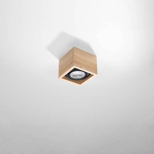 Stropna lampa QUATRO 1 prirodno drvo Cijena