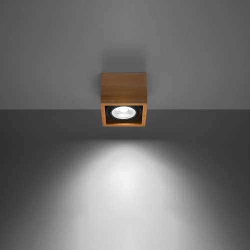 Stropna lampa QUATRO 1 prirodno drvo Cijena